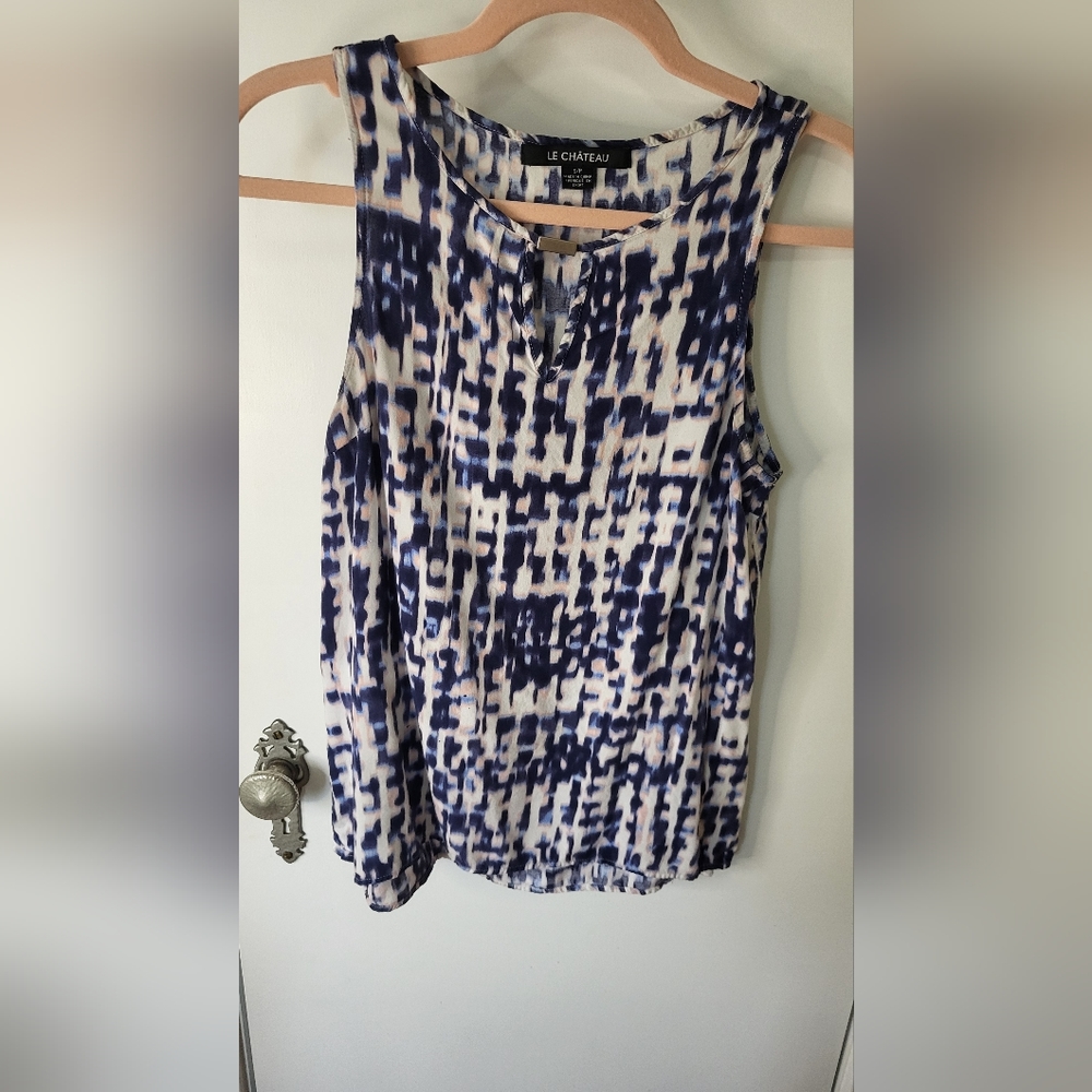 Le Chateau Tie Dye Sleeveless Top